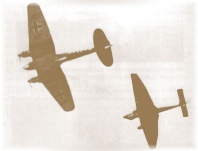 Heinkel He-111 og Junkers Ju-87